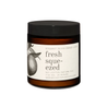 4oz fresh squeezed candle brown jar white label black lid on white background