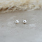 BABY PEARL STUDS by GLEE JEWELRY
