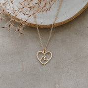 GOLD BEACH LOVER NECKLACE by GLEE JEWELRY