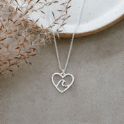 SILVER BEACH LOVER NECKLACE by GLEE JEWELRY