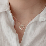 SILVER BEACH LOVER NECKLACE by GLEE JEWELRY