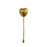 GOLD HEART LOOSE TEA STRAINER