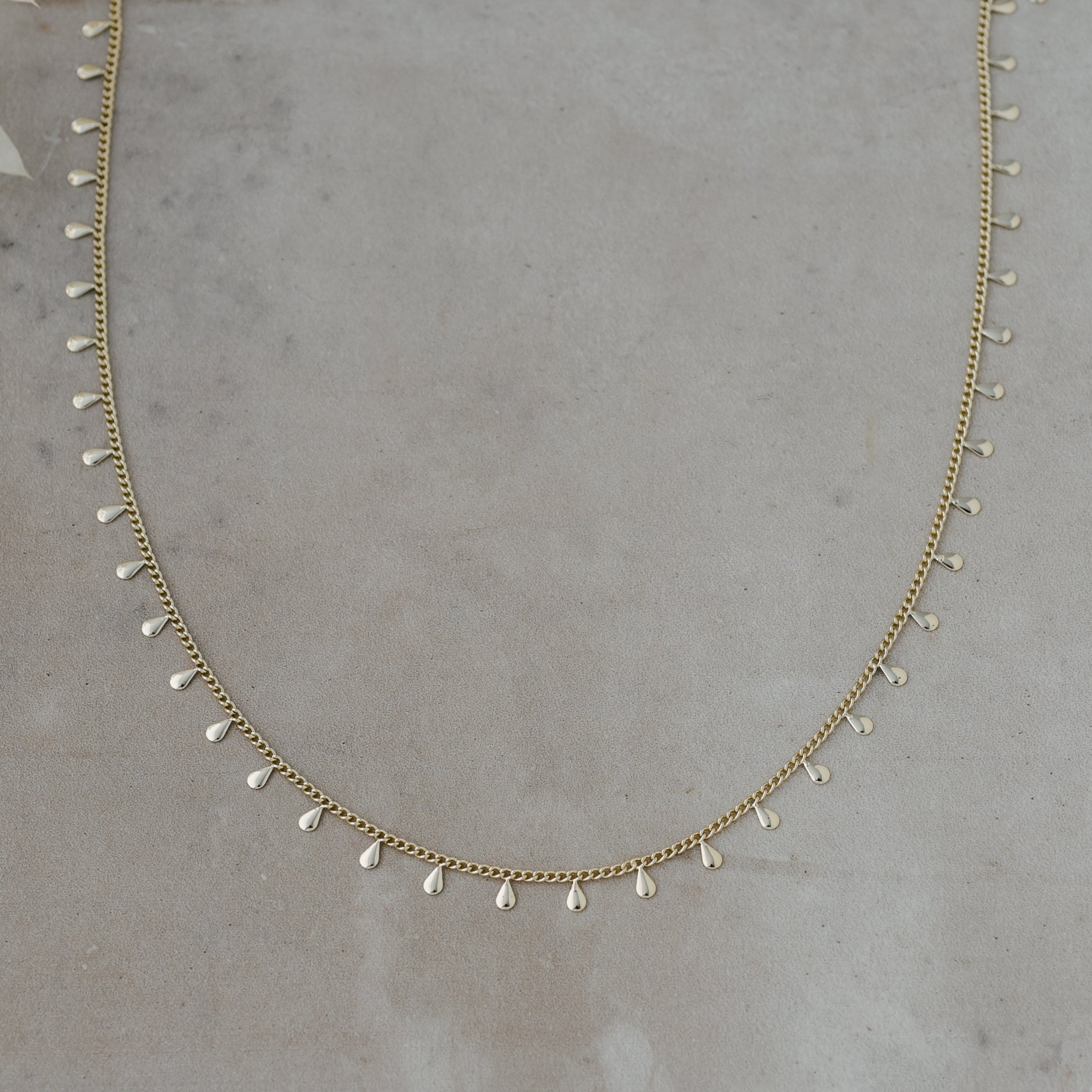 GOLD CAPRICE NECKLACE by GLEE JEWELRY