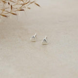 SILVER CUTIE STUDS by GLEE JEWELRY