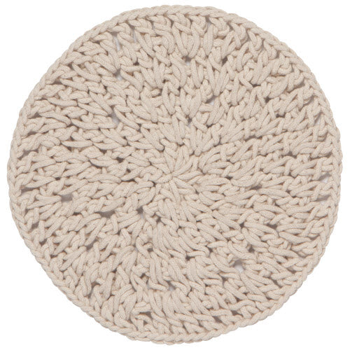 CHUNKY KNIT TRIVET in CREAM