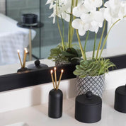 BLACK WYLIE VASE by EVERLASTING CANDLE CO.
