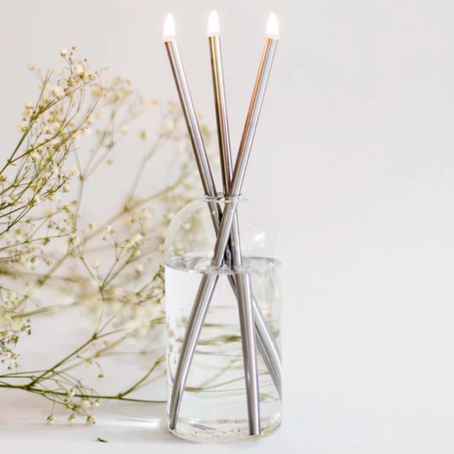 CLEAR WYLIE VASE by EVERLASTING CANDLE CO.