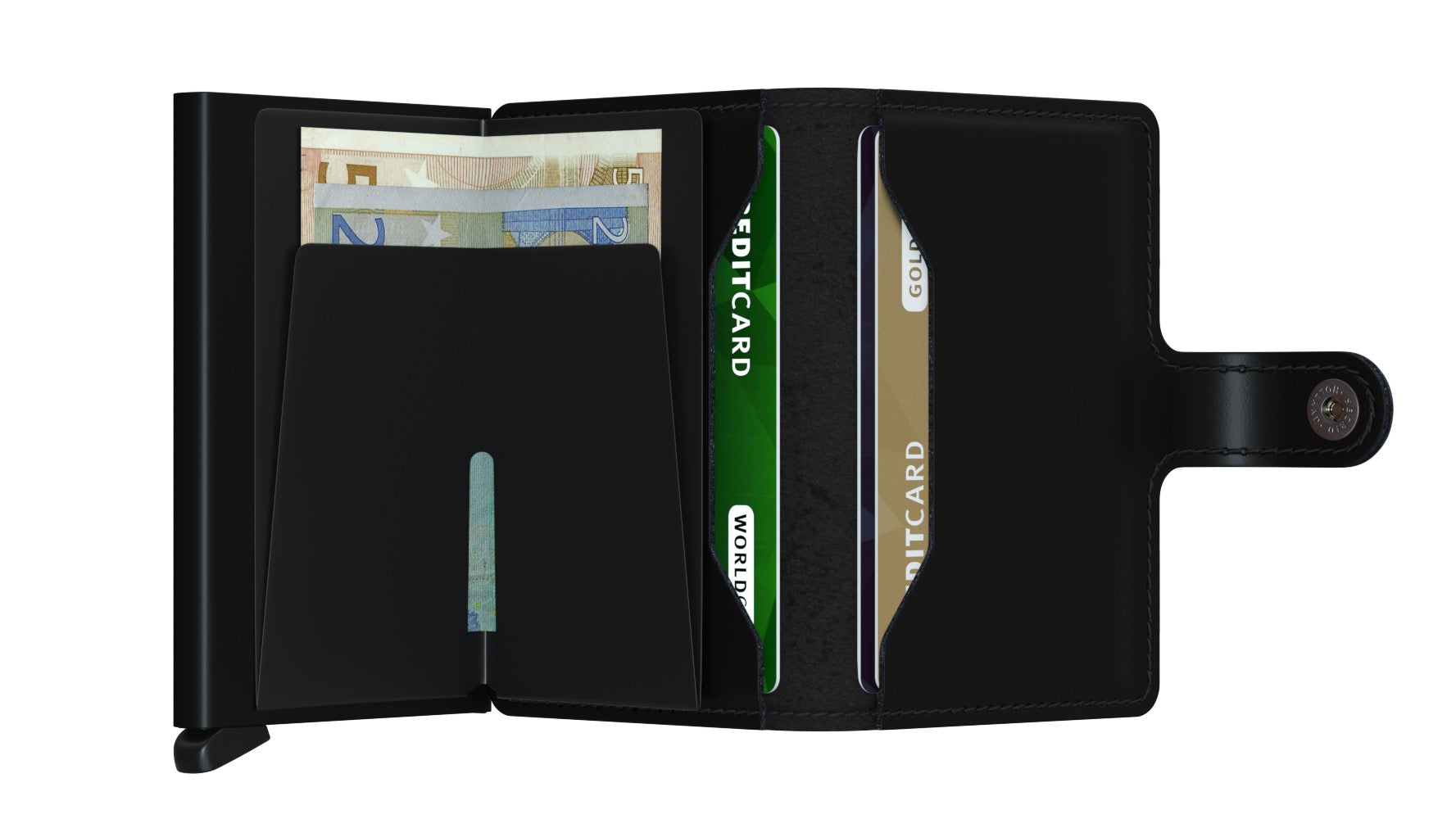 MATTE BLACK MINIWALLET by SECRID
