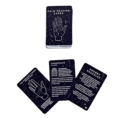 PALM READING CARDS