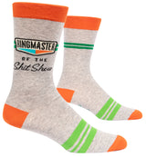 RINGMASTER OF THE SHIT SHOW M-CREW SOCKS by BLUE Q