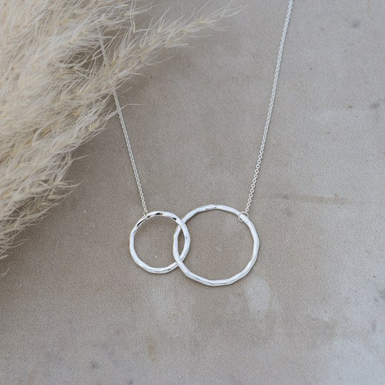SILVER SISTER NECKLACE by GLEE JEWELRY