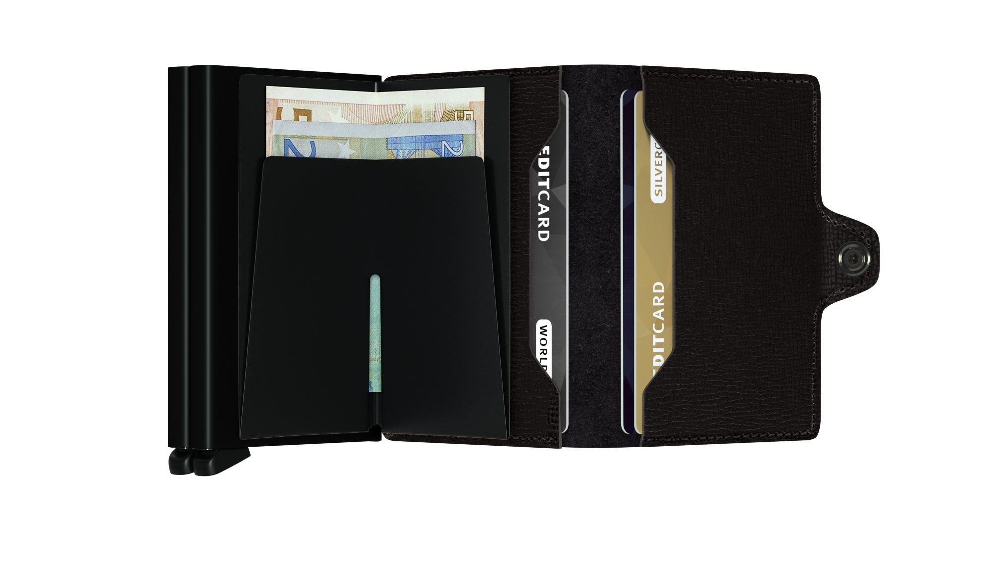 CRISPLE BLACK TWINWALLET by SECRID