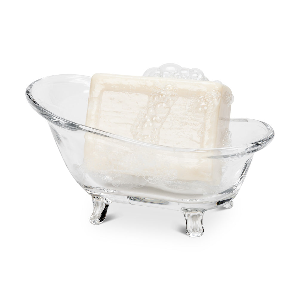 GLASS BATHTUB DISH